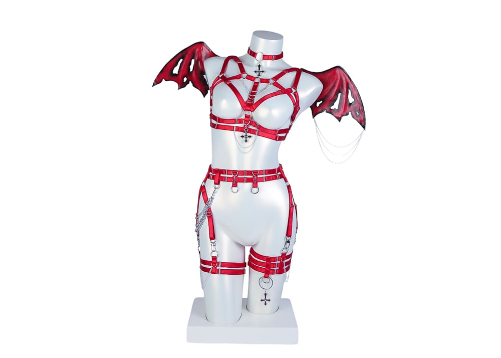 DRAGON harness set Red