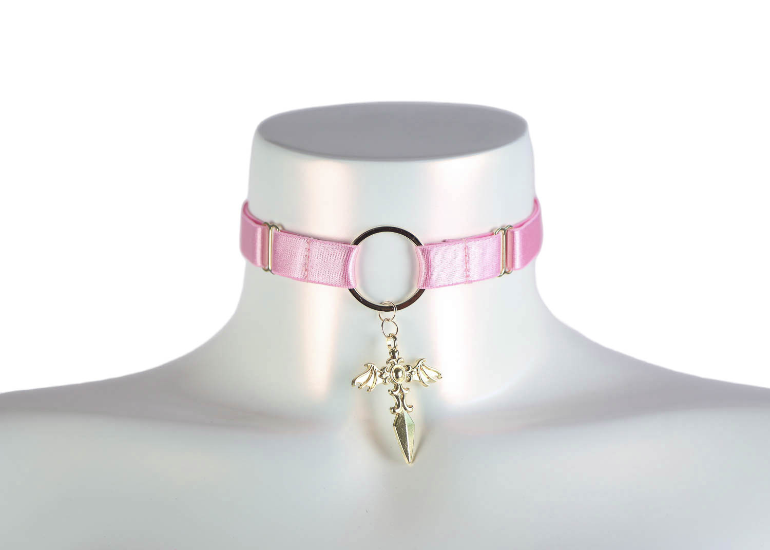 DRAGON choker Pink