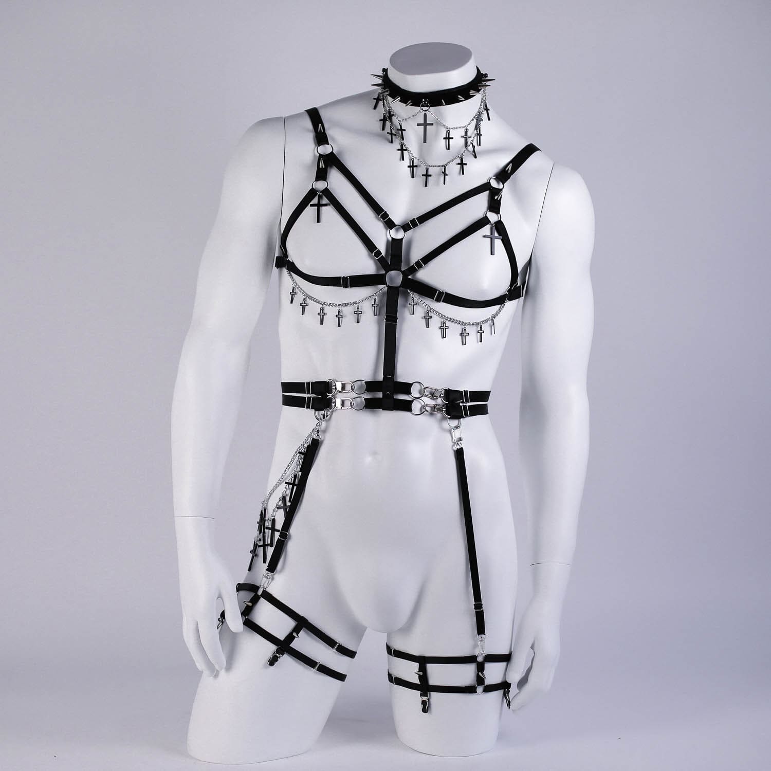 IMMORTAL harness set (man) Black