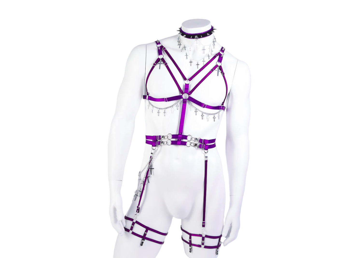 IMMORTAL harness set (man) Purple