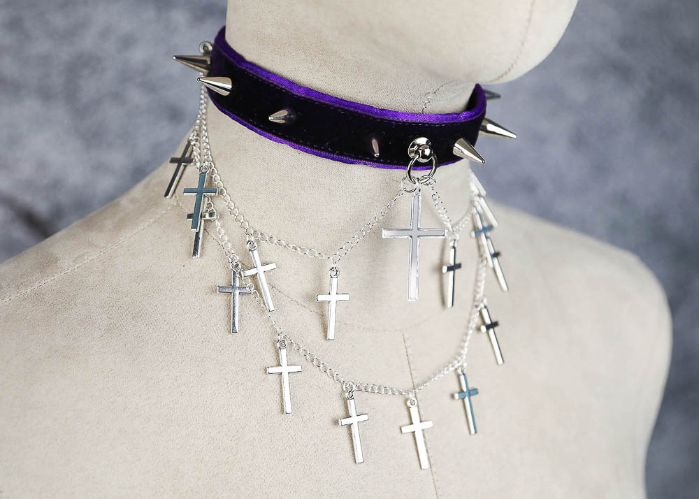 IMMORTAL choker Purple