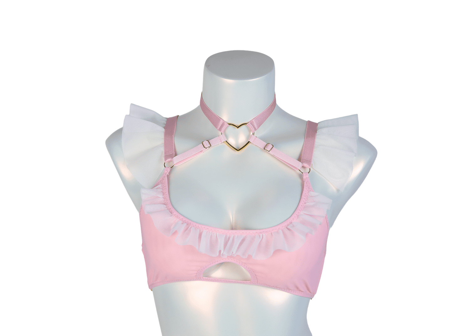 FRENCH MAID bra top Pink