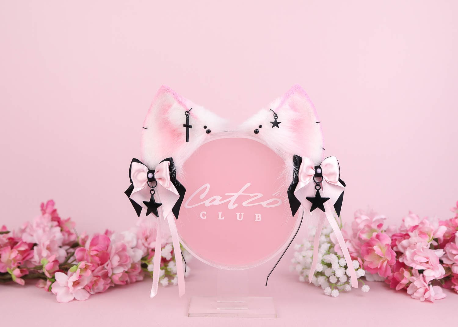 CHESHIRE CAT ears White