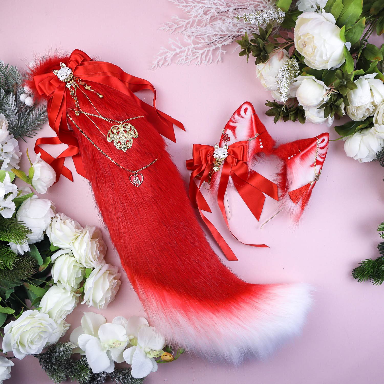 RED KITSUNE set