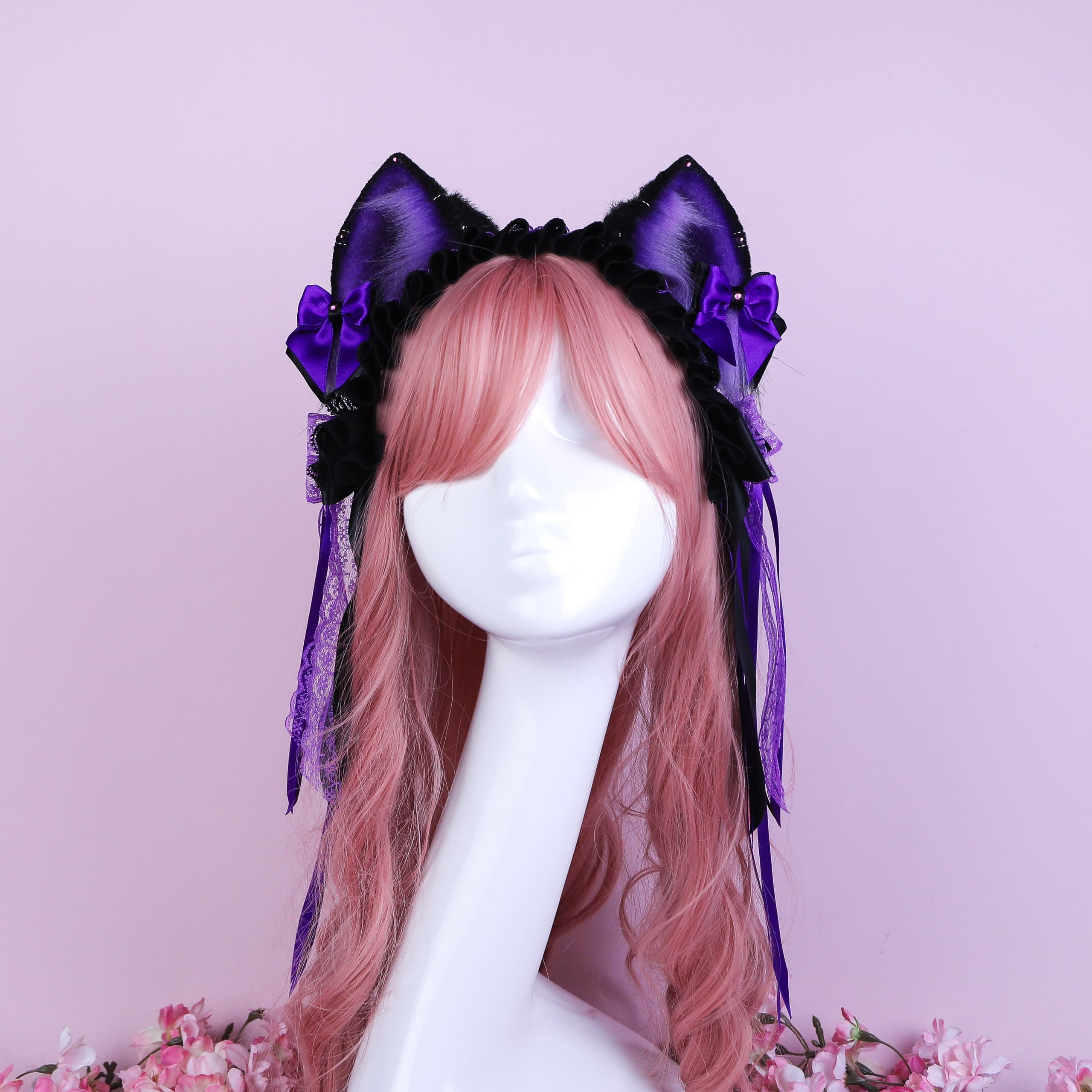 PURPLE MAID KITTEN ears