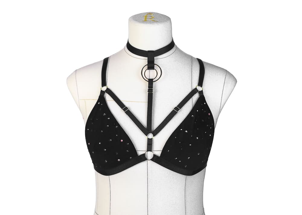 GALAXY bra top Black