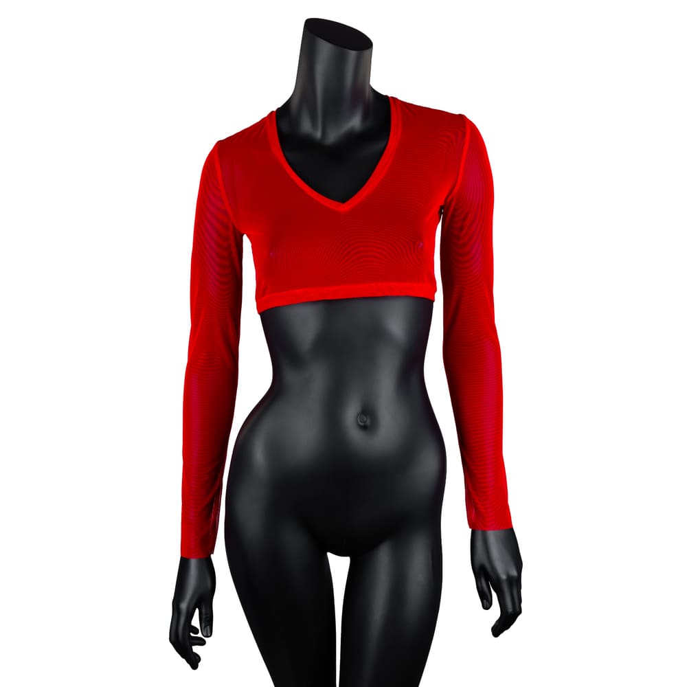 SUCCUBUS mesh top Red