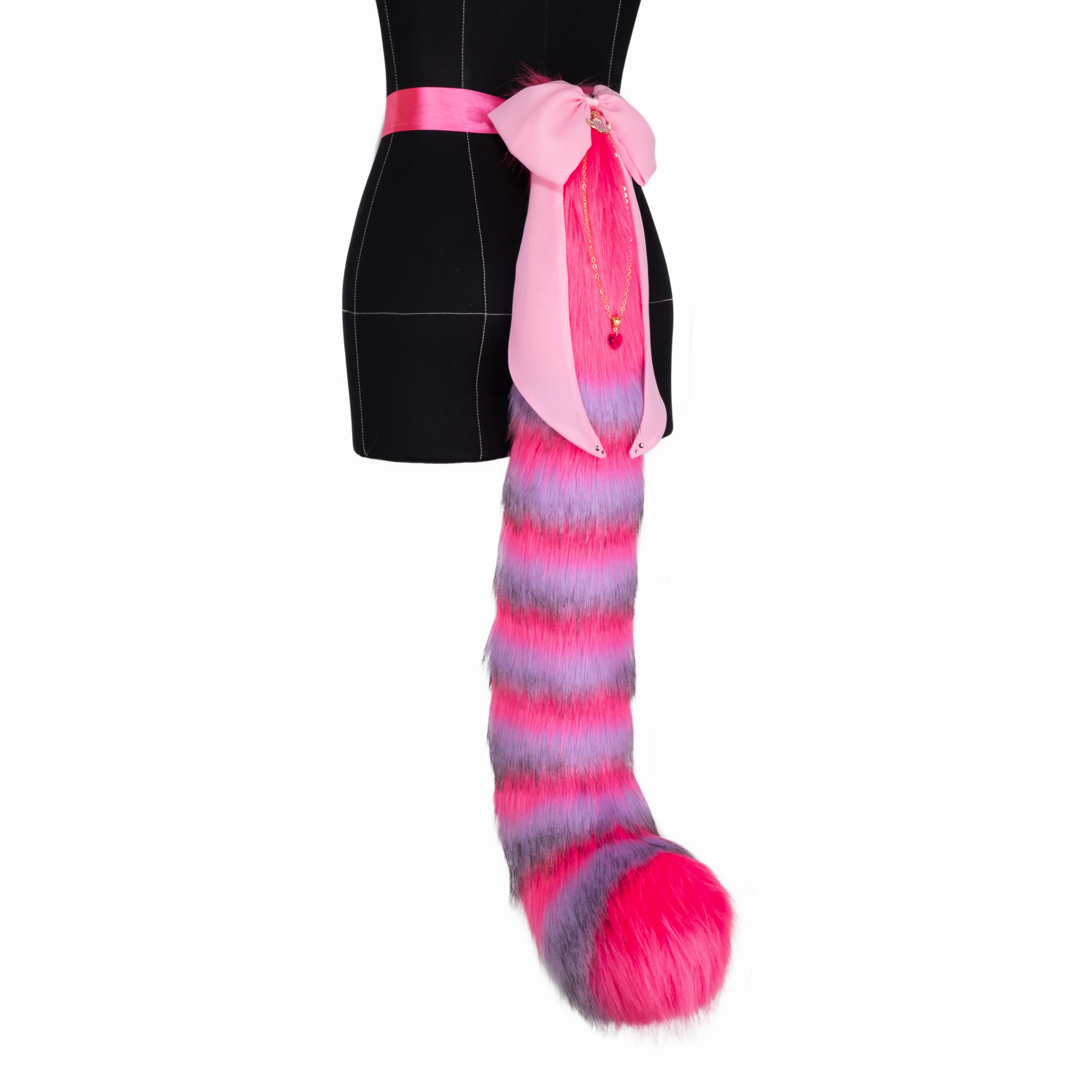 CHESHIRE CAT tail Purple and Pink