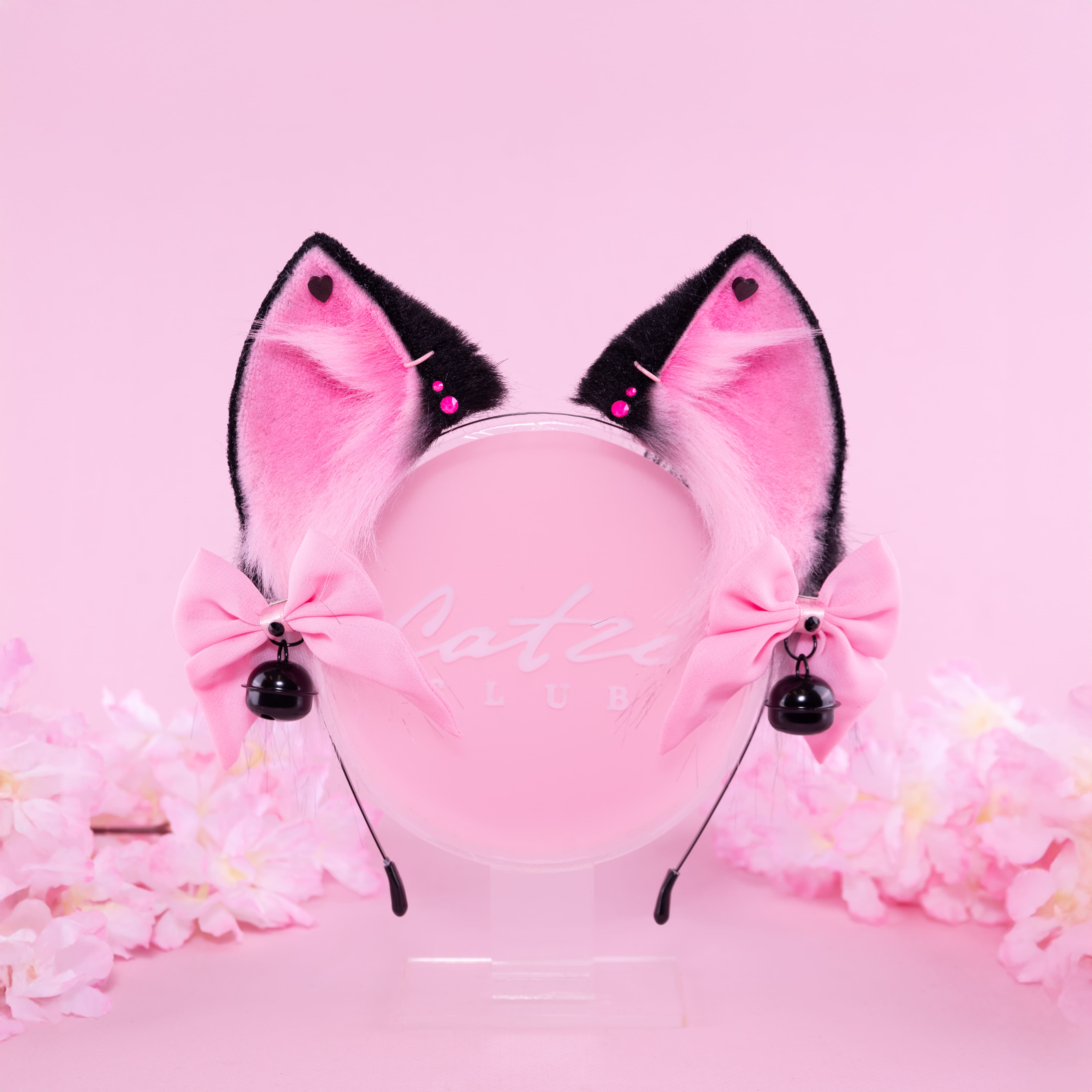 CHESHIRE CAT ears Black and Pink