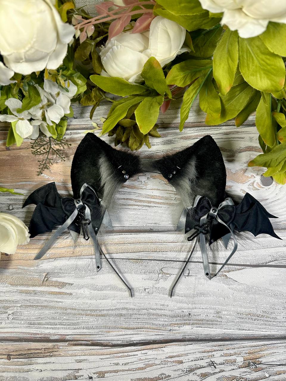 BAT KITTEN ears