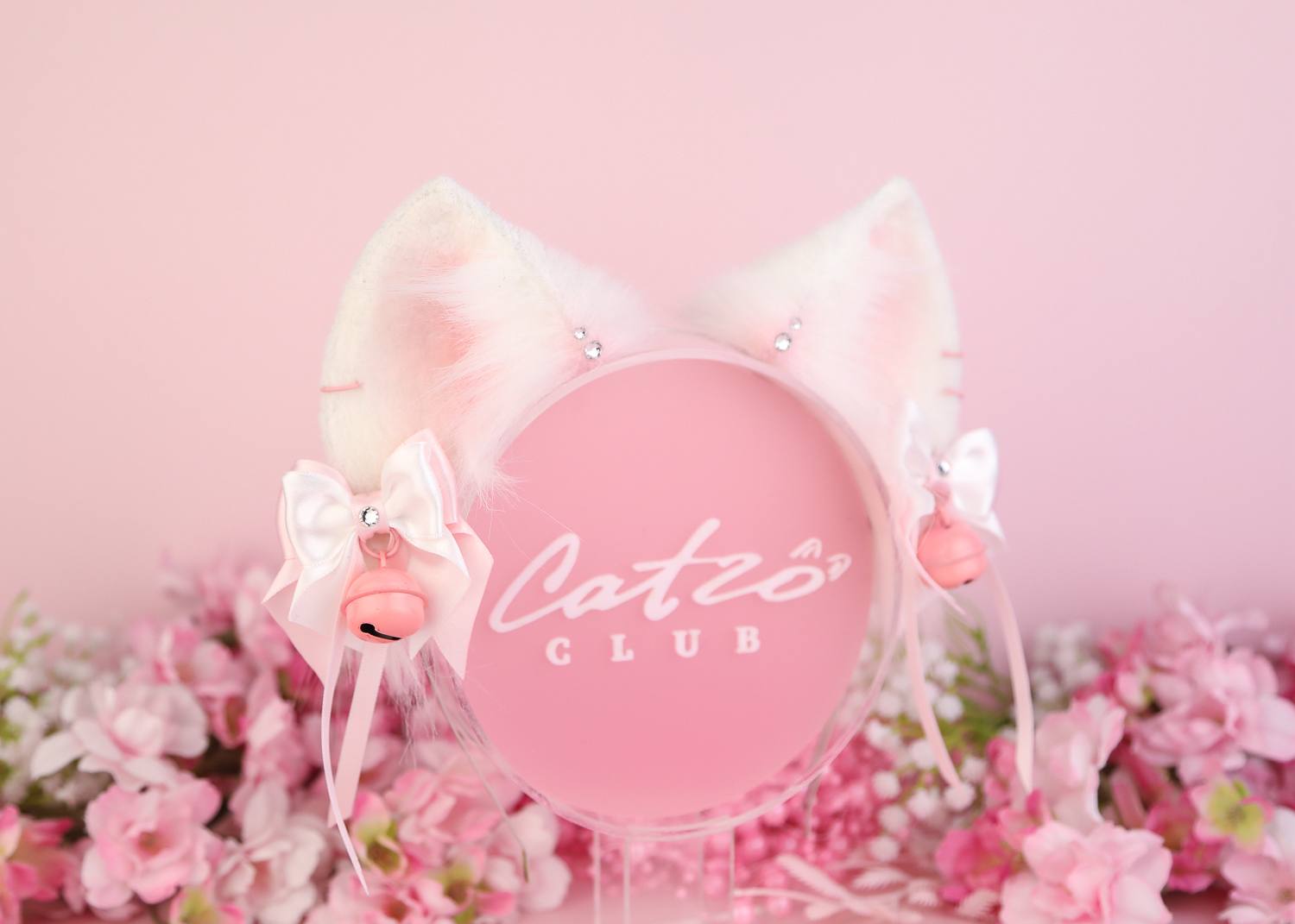 CHESHIRE CAT ears White