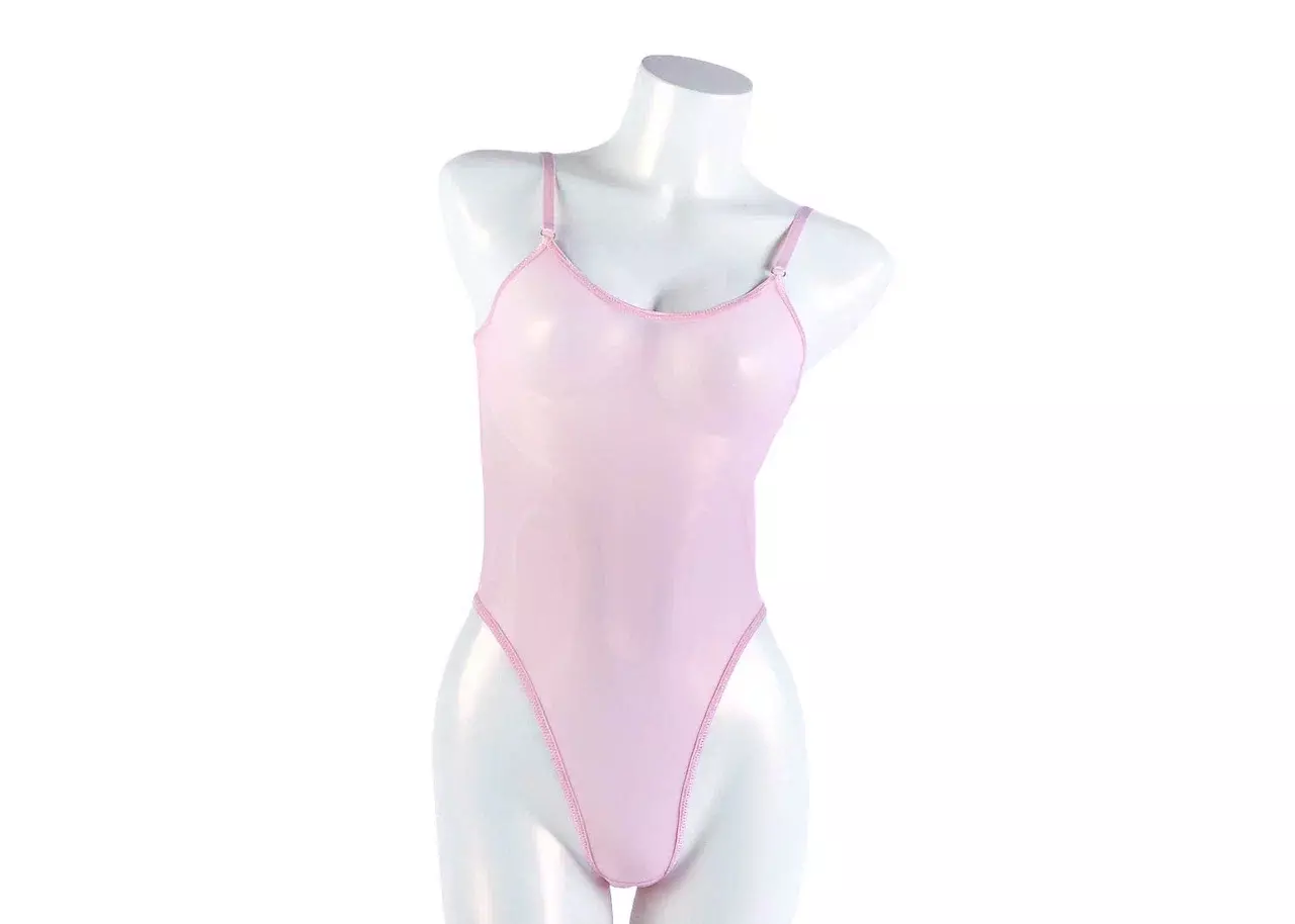 MESH BODYSUIT Pink